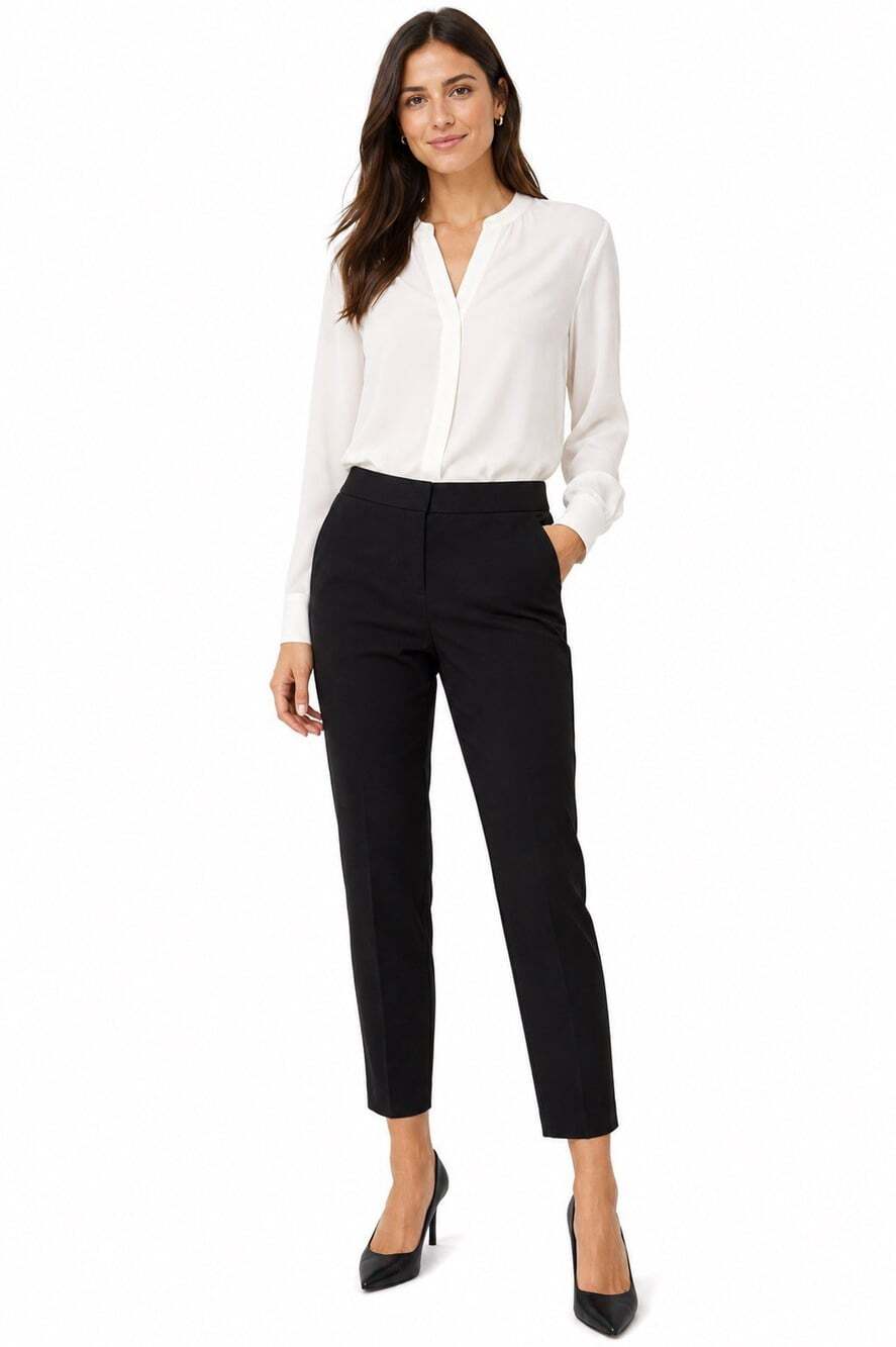 Banana Republic Women’s Size 6 Black Stretch Slim Ankle Dress Pants